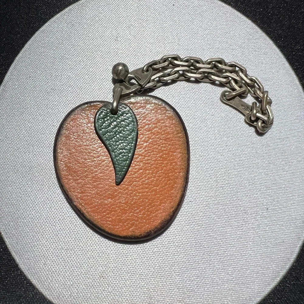 Hermes Orange Bag Charm